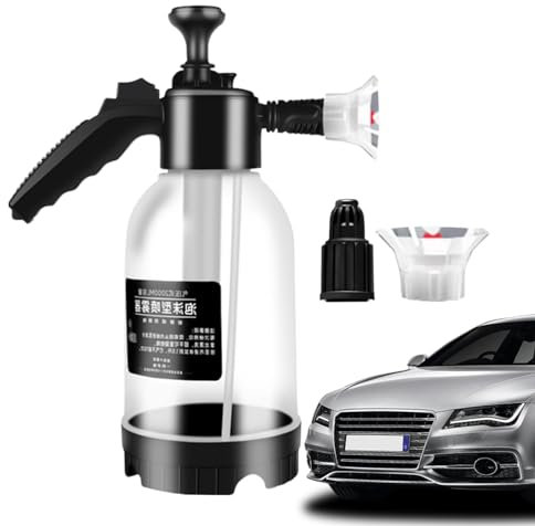 Fenytay 2L Snow Foam Pump Up Sprayer Cannon, Pressure Washer Foam Cannon, Snow Foam Kit, Hand Held Pressure Plant Mister,Spray Bottle For Car Washing, Plants Watering, Fertilizing, Home Cleaning