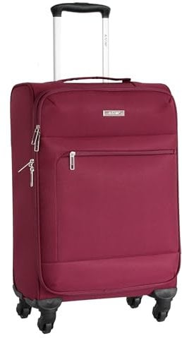 ALISTAIR Breeze – Valise Taille Cabine 60 cm – Toile Souple – Marque Française – Garantie 2 Ans (Rouge Bordeaux)