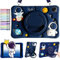 Custodia Bambini Compatibile con iPad Air 11 Pollici 2024, iPad Air 5a/4a Generazione 10.9” 2022/2020, con Supporto a Maniglia Rotante a 360°, Tracolla
