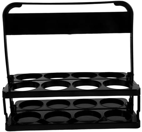 BESPORTBLE Break Resistance 8 Hole Beer Bottle Carrier Portable Drink Carrier for Athletes Football