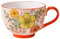 Liemuao - Tazza in ceramica, 500 ml, tazza da caffè, tazza da latte, grande capacità, tazza da pranzo, tazza di avena, fatto a mano, tazza da collegue di lavoro, idea regalo per donna di compleanno o