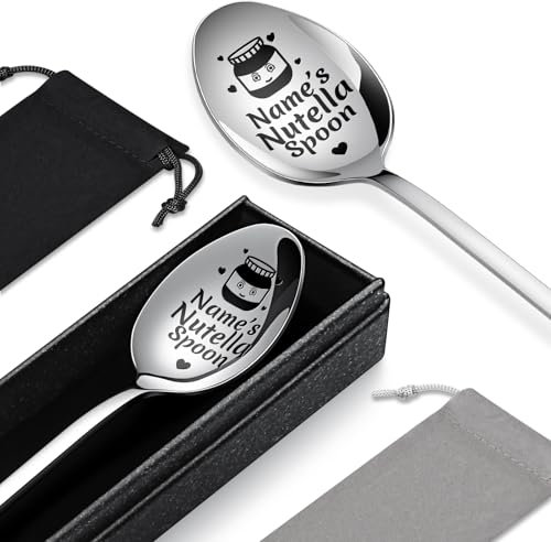 Löffel Personalisierter für Nutella – 12 Designs – Schöne Geschenkbox