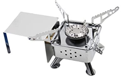 Sosoport Cocina De Picnic Estufa De Camping Ligera Regulador De Tiro Para Exteriores