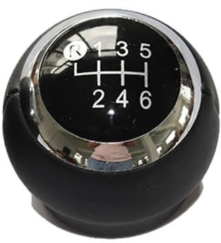 Schaltknauf Für Toyota Für Avensis III T27 Von 2008-2015 5 6 Gang Leder Schaltknauf Kopf Getriebe Abdeckung Schalthebel Stick Schaltknäufe(6 Speed Black)