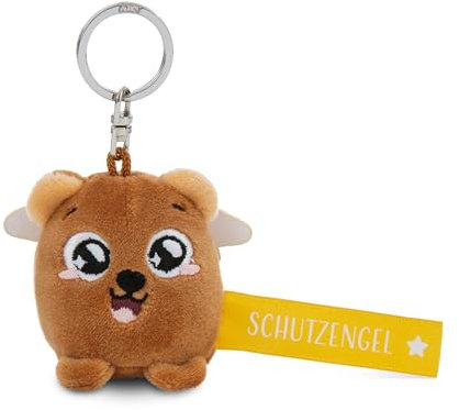 NICI Schlüsselanhänger Bär „Schutzengel!“ gelb 5cm