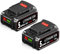 2 Pack 5.0Ah DCB200 18V Li-ion Replacement for DeWalt Battery 18V Compatible with DeWalt Battery DCB200 DCB201 DCB202 DWHT66387 DWHT55524 DWHT20123 Tools
