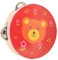 TOYANDONA Hand-Tamburin Handtrommelinstrumente Für Trommel Musikinstrumente Für Kleinkinder -trommeln Kindertrommeln Rot Trommelfell Aus Polyester
