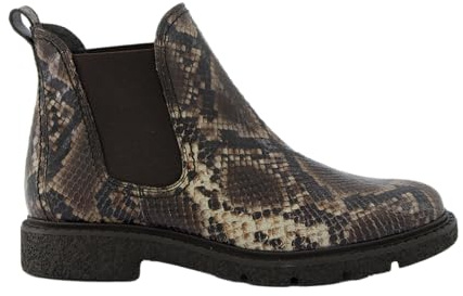 Paul Green Damen - Boots 8258-048 in braun Reptillederoptik