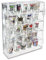 Ikee Design Spiegelrückseite Acryl Wandmontierbare Vitrine mit 4 Ablagen für Figuren und mehr, Acrylgehäuse für Heimdekoration, Ladenauslage und Präsentationsgebrauch, 27 x 7 x 35 cm (B x T x H)