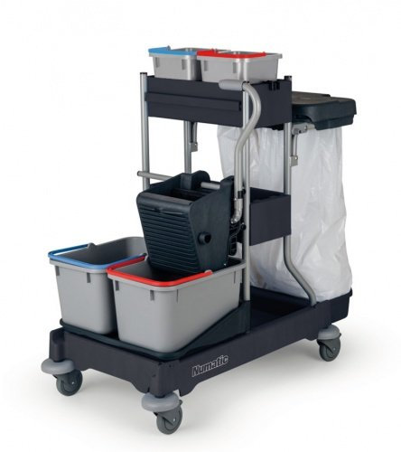 Numatic ProCar 5G Reinigungswagen, 2x17L Moppeimer, 2x6L Oberflächeneimer, Structofoam-Fahrwerk, Universalpresse mit Garantie