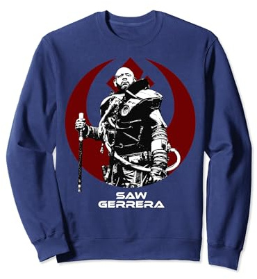 Star Wars Rouge One Saw Gerrera Rebel Portrait Sweatshirt