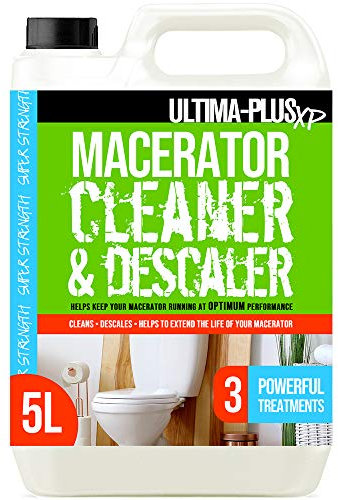 Ultima-Plus XP Toilet Macerator Cleaner and Descaler - Deeply Cleans Toilet Macerators and Removes Limescale - Compatible With All Saniflo Pump Units, Toilets & Urinals (5 Litres)