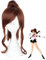Anime Sailor Moon Kino Makoto Perücke Cosplay Kostüm Sailor Jupiter Frauen Hitzebeständige synthetische Haarperücken