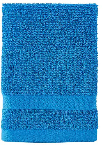 Tommy Hilfiger Modernes amerikanisches solides Waschtuch, 33 x 33 cm, 100% Baumwolle, 574 g/m² (schwedisches Blau)