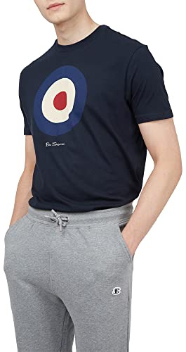 Ben Sherman Herren Shirt Target Navy/weiß/blau/rot L
