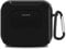 Geekria Silicone Case Cover Compatible with Skullcandy Indy Evo True Wireless Earbuds, Earphones Skin Cover, Protective Carrying Case with Keychain Hook, Charging Port Accessible (Black)