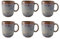 Villeroy & Boch like. by Lave Beige Becher mit Henkel 6er Set, 400 ml, Kaffeebecher mit einzigartiger Glasur, Skandinavisches Design, Steingut, Beige