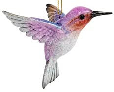 Weihnachtsbaumschmuck zum Aufhängen, Kolibri, Rosa