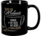 Herz & Heim® Tasse Wunschkaffee mit ihren persönlichen Angaben Schwarz
