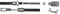 Knott 1 Stück - Bremsseil für Peitz S234R - HL:1100mm - GL:1375 mm + Gabelkopf