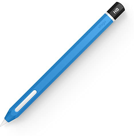 elago Funda Clásica de Silicona Compatible con Apple Pencil Pro y Apple Pencil de 2ª generación - Compatible con Carga Magnética y Doble presión (Lee Las Instrucciones de instalación)