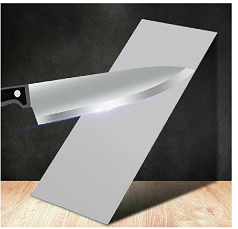 Thin Sharpening Stone Square Plate Diamond Coated,Knife Polishing Rectangle Whetstone Tool 150 Grit