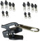 Generic 6 Stück Universal Instant Fix Zipper Repair Kit Ersatz Zip Slider Zähne Reißverschlüsse Deft Design