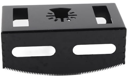 Lwuey Rectangle Slot Cutter, Multi Tool Socket Back Box Cutters Oscillating Blades Electrical Housing Outlet Cut Out Single Plasterboard Drywall Cutting Milling 97x56x33mm Sized for European Socket