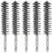 sourcing map 5Pcs Bore Brush Stainless Steel 19mm Dia Cleaning Twisted Wire Brush Tube Pipe Cleaner with Handle 1/4 Inch Hex Shank for Tubes, Ports, Bearings