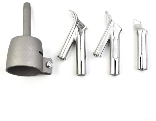 HPLIVE Lot de 4 buses de soudage en plastique PVC pour soudage de tôles, pointe de soudure de 5 mm, accessoires de soudage en plastique à air chaud