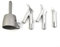 HPLIVE Lot de 4 buses de soudage en plastique PVC pour soudage de tôles, pointe de soudure de 5 mm, accessoires de soudage en plastique à air chaud