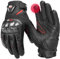 KEMIMOTO Motorrad Handschuhe Herren, Vollfinger Ziegenleder mit rutschfesten Pads, Touchscreen Motorradhandschuhe Leder, Winter Schutzhandschuhe für Motocross, Roller, Moped, Quad, Paitball, ATV