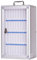 Handy-Aufbewahrungsschrank Aluminiumlegierung Angestellten-Handy-Tresor Tragbar, wandmontierbar, sicher und langlebig mit Schloss (Color : Silver, S : 36-bit)