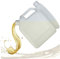 Chainsaw Gas Can, 2 Stroke Mixing Bottle 4L Large Capacity Chainsaw Gas Can 25:1/50:1/40:1/20:1 Sturdy 1 Gallon Gas Can for Chainsaw 2 Stroke Oil Mixing Fuel Tank for Strimmer Cutter Trimmer