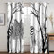 SJSXWQN Vorhang Zebra Gardinen mit Ösen Vorhang Blickdicht Thermo Verdunklungsvorhänge Schiebegardinen für Schlafzimmer Wohnzimmer H 260 x B 140 cm 2er Set