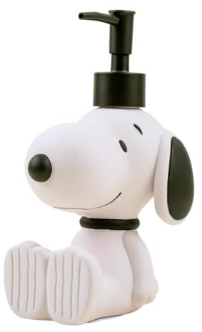 Collectibles Peanuts Snoopy Seifenspender, Lotion, Händedesinfektionsmittel, Kunstharz, Pumpspender, 296 ml, offizielles Lizenzprodukt von Franco