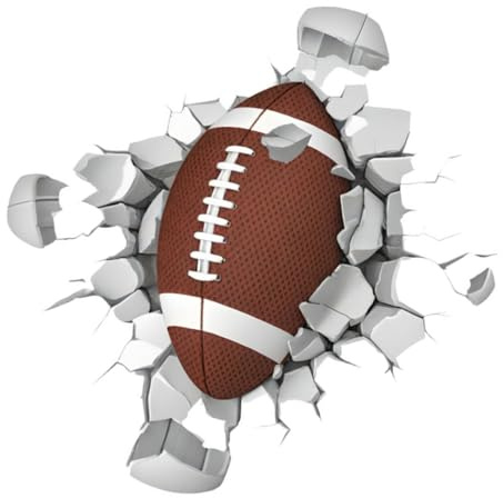 Adesivi Murali Sportivi Da Rugby Adesivi Murali Per Camera Da Letto Decorazioni Per Bambini Effetto 3d