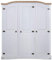 Wardrobe Mexican Pine Corona Range 3 Doors White, White, wenjingqiUK-282622