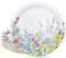 HNH Assiettes en papier jetable pour Pâques 50 pièces 18 cm Assiettes à dessert Vaisselle de fête