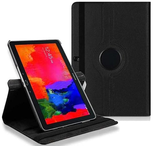 Huanghua Tablet Leather Flip Case for Samsung Galaxy Note Pro & Tab Pro (SM-P900/T900/T905) 12.2 inch, 360 Degree Rotating Stand Case Full Protective Cover