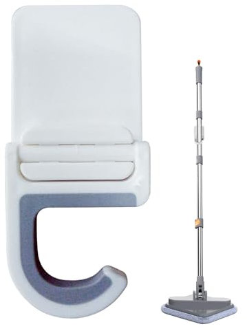 Broom Holder - Wall Mount, Sweeping Brush Holder Organizer | Drilling Super Non-Slip Broom Dustpan Mop Rake Holder Wall Mounted