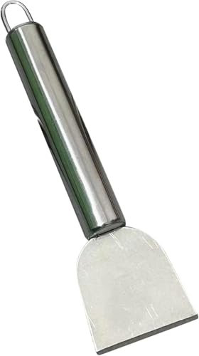 Grattoir de congélateur, grattoir à glace pour congélateur, pelle en acier, grattoir de cuisine robuste, spatule de saleté tenace pour hotte de cuisine, graisse de hotte, élimination de la fumée
