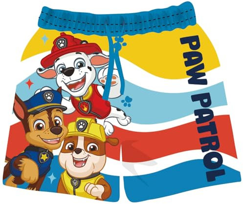 Paw Patrol/Batman Jungen Badehose Badeshorts Schwimmhose mit Elastischer Bund und EIN Netzfutter, Fast trocken Badeboxer Kinder (DE/NL/SE/PL, Alter, 2 Jahre, Regular, Blau)