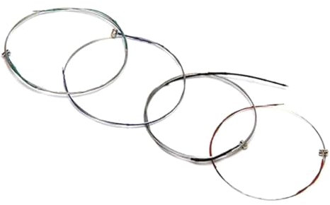 4pcs 3/4 & 4/4 Geigenschnüre Set Stahlkerne Geigenschnur Ersatz Eadg Strings Musikinstrumente Zubehör