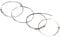 4pcs 3/4 & 4/4 Geigenschnüre Set Stahlkerne Geigenschnur Ersatz Eadg Strings Musikinstrumente Zubehör