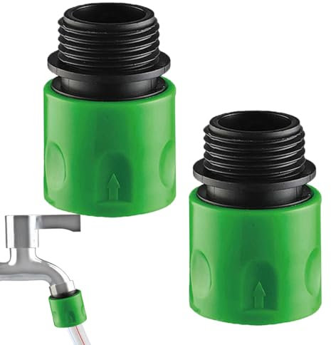 Connecteur rapide du tuyau | Connecteurs de tuyaux masculins doubles 2 pièces | HHOSE FIN RAPPORT DE CONNEXION RAPIDE | Water Quiick Disconnect | Raccords d'eau flexibles adaptés au raccord de t