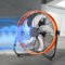 HJYryhyfddply Ventilador Industrial Suelo de 4 Velocidades, Ventilador Potente con Inclinación Ajustable, Circulador de Aire de Metal para Almacén, Taller y Fábrica(50cm/20in)
