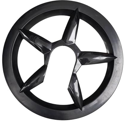 Syengery Fahrrad Kettenblatt Schutz, Kettenblatt Schutzring 5 Loch, Verschleißfeste-Kettenrad-Schutzhülle Für Mountainbikes Mit 40–42 Zähnen