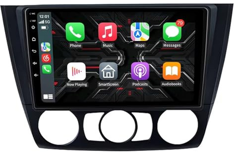 Car Radio Stereo Gps Navigator for BMW serie 1 serie E88 E82 E81 E87 2004-2011 Touch Screen with Carplay Wifi Bluetooth Mirror Link, Fm, Steering Wheel Control, 8 Core 8G+256G