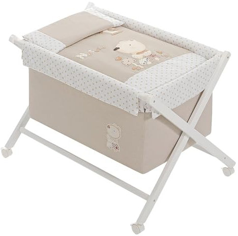 Interbaby 91772-01-05 Babywiege Modell Nature, beige, 8.06 kg